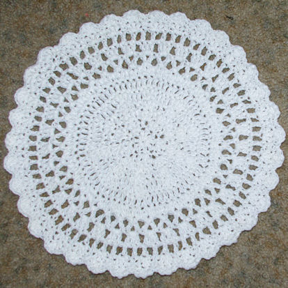 Round Placemat Crochet Pattern