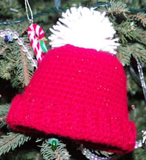 crochet baby christmas hats