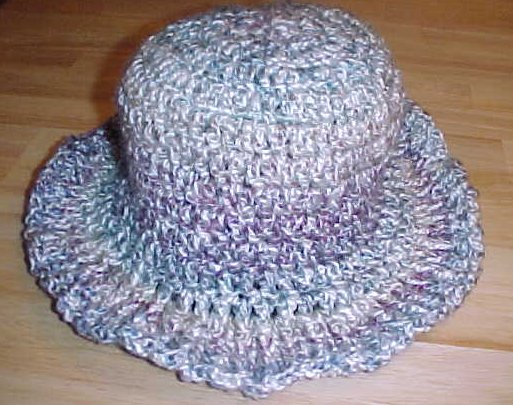 Crochet Hats Cotton Brimmed-Crochet Hats Cotton Brimmed