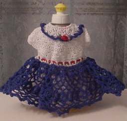 Blue and White Dish Detergent Dress
