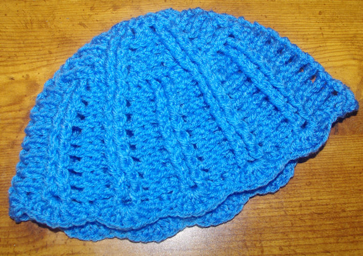 Blue Ridges Beanie Free Crochet Pattern Courtesy of Crochet N More 