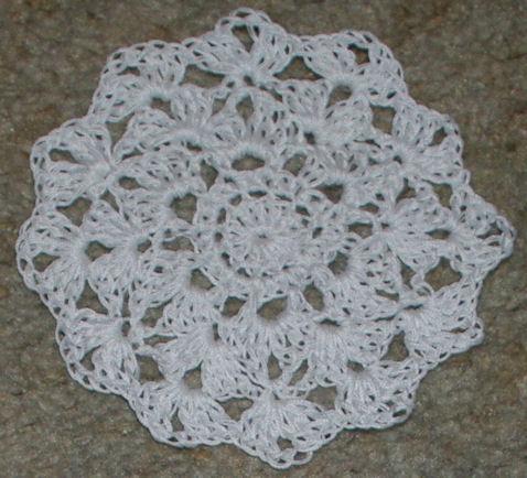 Bridal Coaster Free Crochet Pattern
