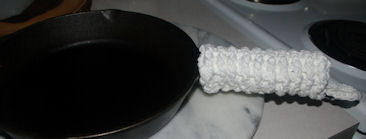 Cast Iron Potholder Free Crochet Pattern Courtesy of Crochet N More 