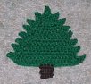 Christmas Tree Coaster Crochet Pattern