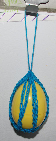 Easter Egg Hanger Free Crochet Pattern