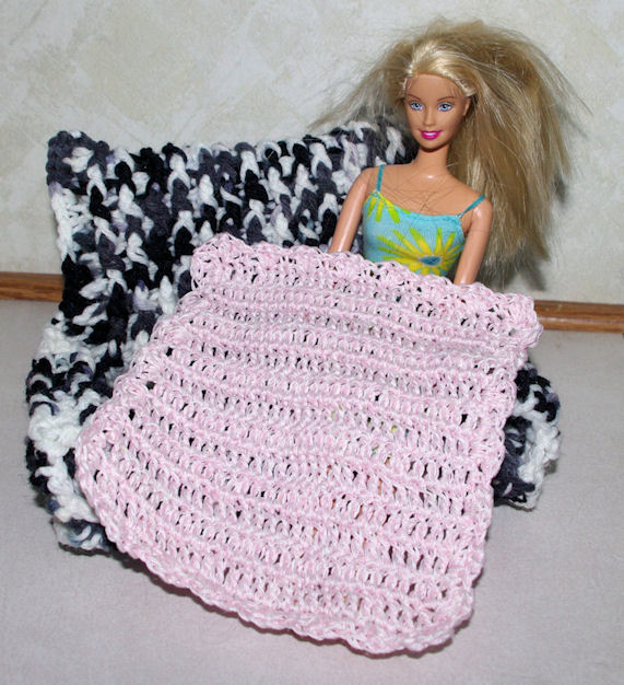 Fashion Doll Afghan Free Crochet Pattern