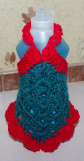 Granny Square Dish Soap Dress Free Crochet Pattern