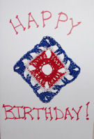 Greeting Card Motif Free Crochet Pattern
