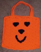 Happy Pumpkin Treat Bag Free Crochet Pattern