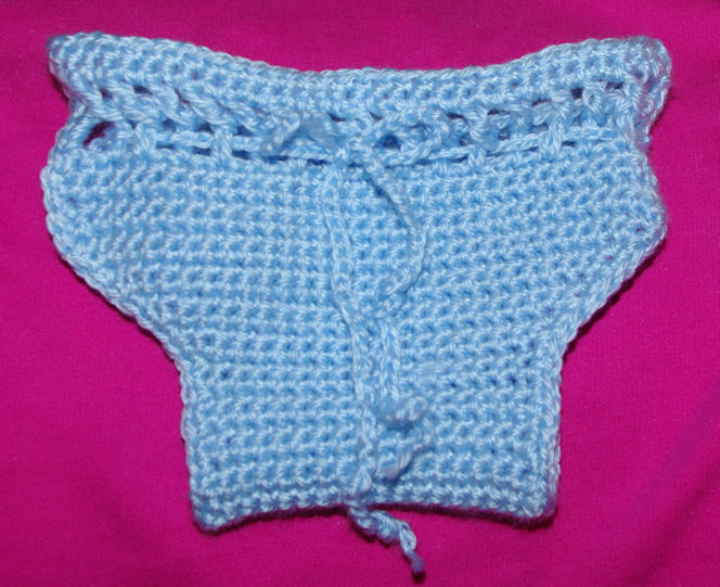 Newborn Diaper Cover Free Crochet Pattern