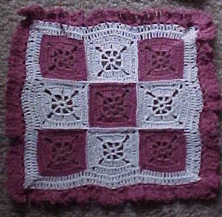 Nine Patch Doily Crochet Pattern