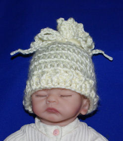 Open Top Preemie Hat Free Crochet Pattern