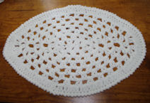 Oval Granny Doily Crochet Pattern