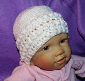 Puff Stitch Baby Hat 2 Crochet Pattern