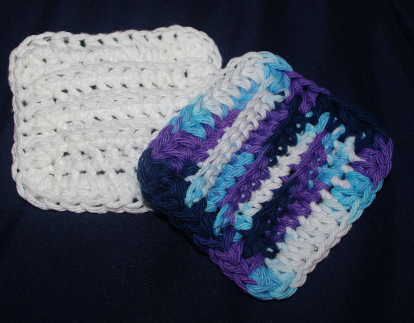 Ribbed Makeup Remover Pad Free Crochet Pattern