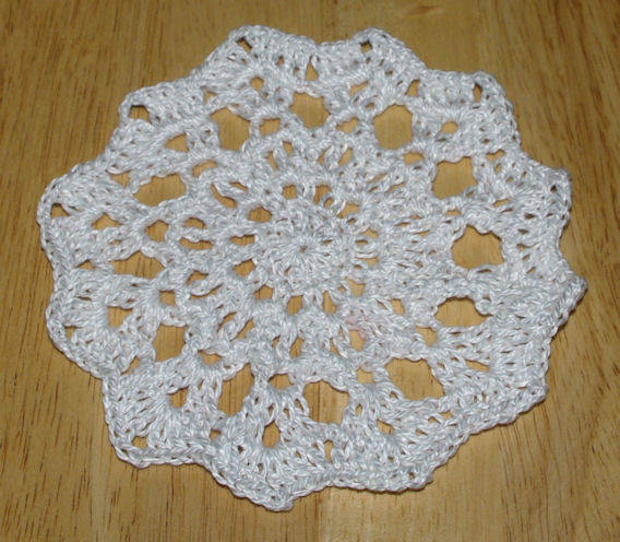Ripple Edge Doily Free Crochet Pattern