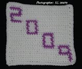 Row Count 2009 Afghan Square Crochet Pattern