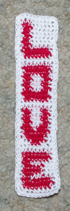 Row Count Love Bookmark Free Crochet Pattern Courtesy of Crochet N More