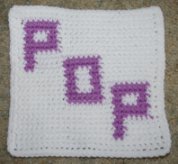 Row Count Pop Afghan Square Crochet Pattern