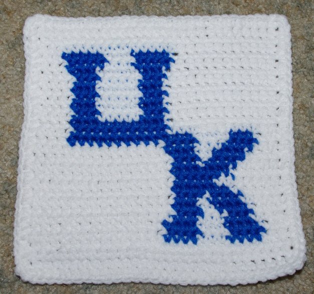 Row Count UK Afghan Square Crochet Pattern