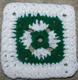 Saint Patrick's Day Afghan Square Courtesy of Crochet N More
