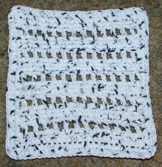 Salt and Pepper Dishcloth Free Crochet Pattern