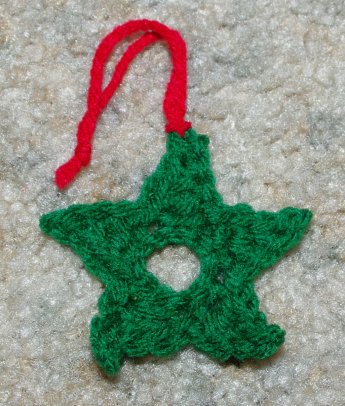 Simple Star Ornament Crochet Pattern