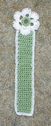 Spring Flower Bookmark Free Crochet Pattern