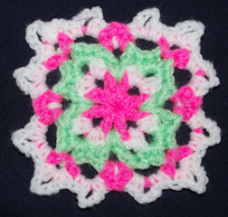 Springtime Coaster Free Crochet Pattern
