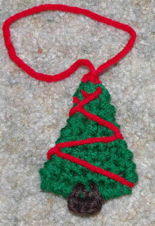 Tree Christmas Ornament Crochet Pattern