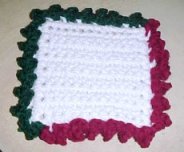 Tri Color Coaster Crochet Pattern