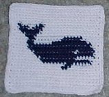 Whale Afghan Square