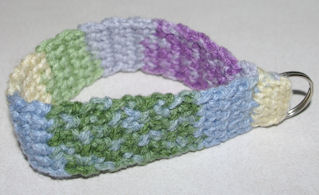 Wristlet Key Chain Free Crochet Pattern